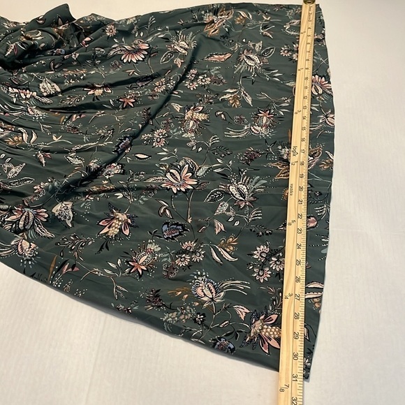 J. Jill Green Flutter-Sleeved Pintucked Dress Size M - Picture 10 of 16